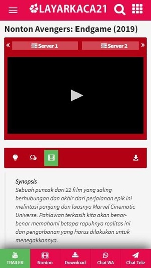 layarkaca21 apk di android