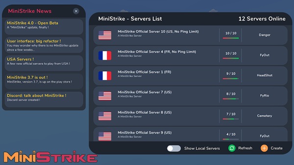 ministrike apk di android