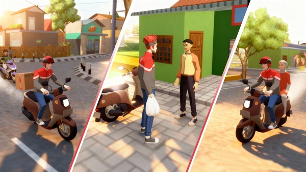 ojol life simulator delivery apk di android