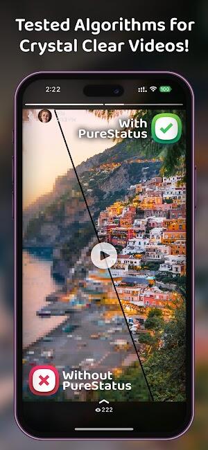 purestatus apk di android