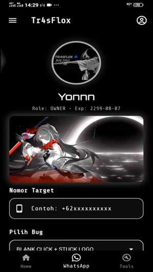 tr4sflox apk di android