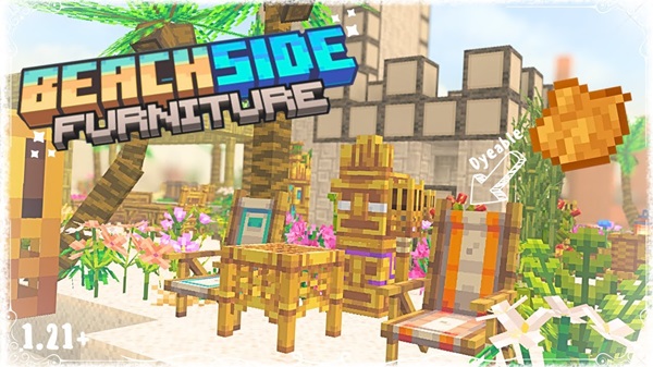 Beachside Furniture Addon mcpe bedrock
