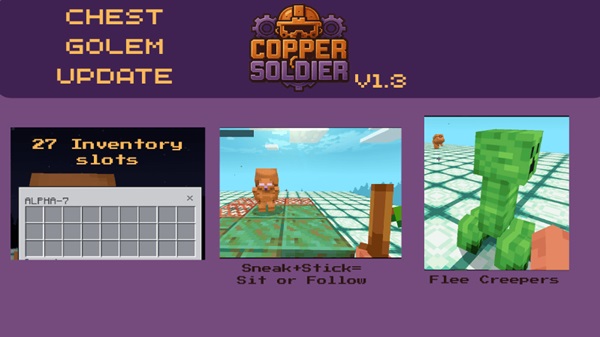 Copper Soldier Addon minecraft
