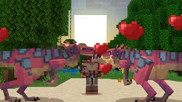 Dinosaurs Addon mcpe bedrock 1