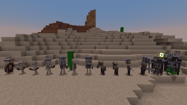 Dungeons Content Addon mcpe unduh 1