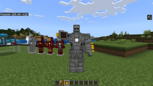 New Iron Man Addon mcpe 1