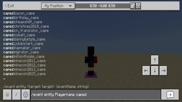 Visual Capes Addon mcpe