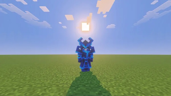 Dark Lightning Armor Addon mcpe bedrock