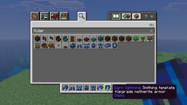 Dark Lightning Armor Addon mcpe unduh