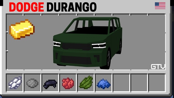 Dodge Car’s Addon mcpe bedrock