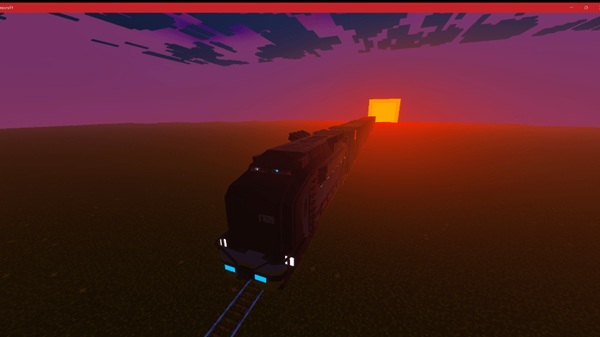 Futuristic Freight Train Addon mcpe