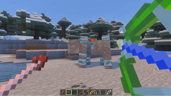 New Bows Overhaul Addon mcpe