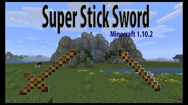 Super Stick Sword Addon minecraft pe