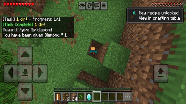 Task System Addon minecraft pe