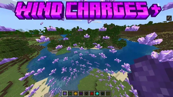 Wind Charges Plus Addon mcpe unduh