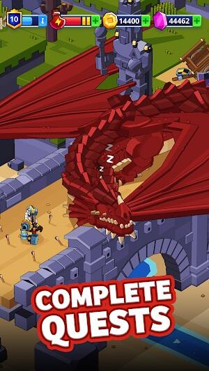 medieval merge magic dragon mod apk di android