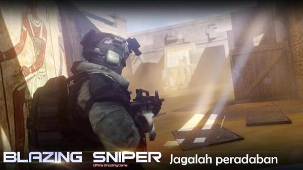blazing sniper mod apk di android