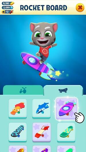 talking tom gold run mod apk di android