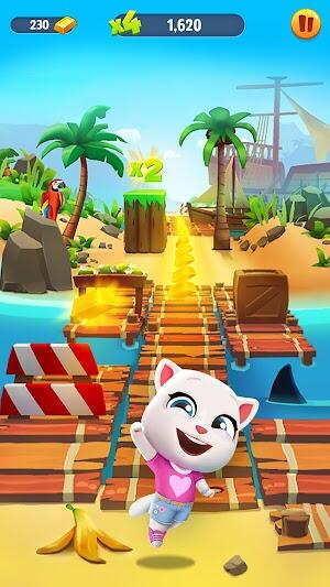 talking tom gold run mod apk unduh