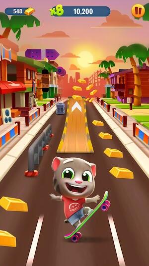 talking tom gold run mod apk